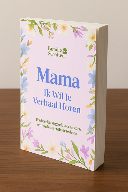 Mama’s herinneringen – Een geleid dagboek 🩷 -50% WINTERSALE 🩷
