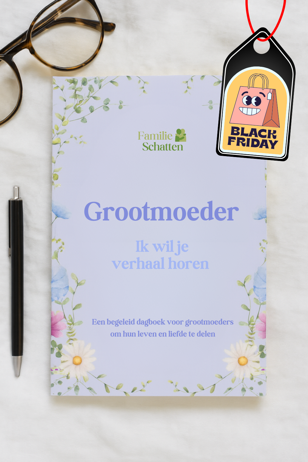 Grootmoeder’s herinneringen – Een geleid dagboek 💜 -50% BLACK FRIDAY 💜