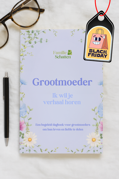 Grootmoeder’s herinneringen – Een geleid dagboek 💜 -50% BLACK FRIDAY 💜