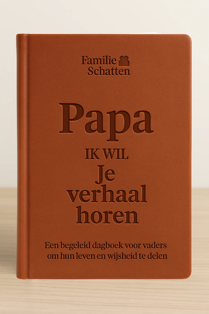 Papa’s herinneringen – Een geleid dagboek 🤎 -50% WINTERSALE 🤎